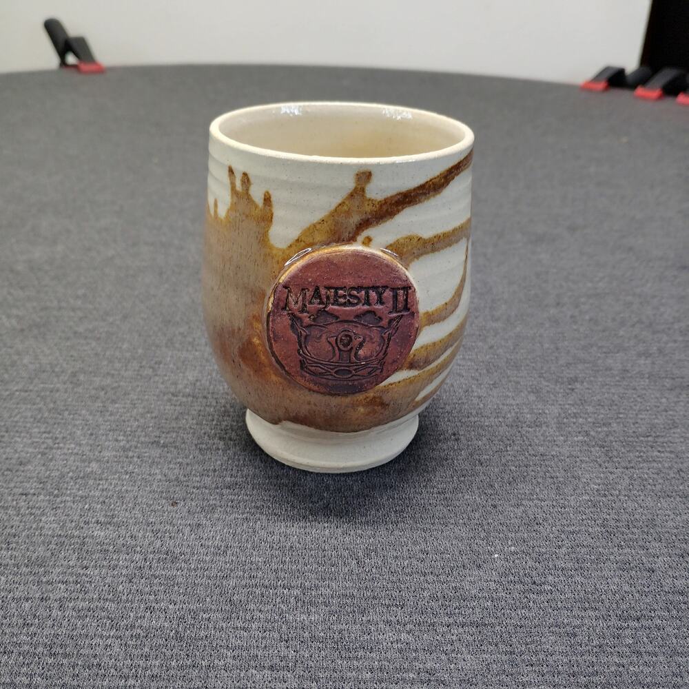 Majesty II: The Fantasy Kingdom Sim Promotional Handmade Studio Art Pottery Mug